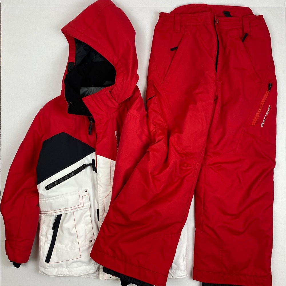 Obermeyer ski/snowboard jacket & pants set kids 10